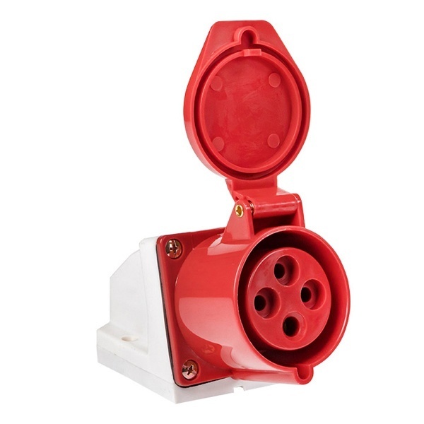 Розетка стационарная наружная EKF PROxima 124 3Р+РЕ 32А 380В IP44