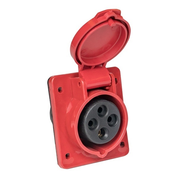 Розетка стационарная внутренняя угловая EKF PROxima 414 3Р+РЕ 16А 380В IP44