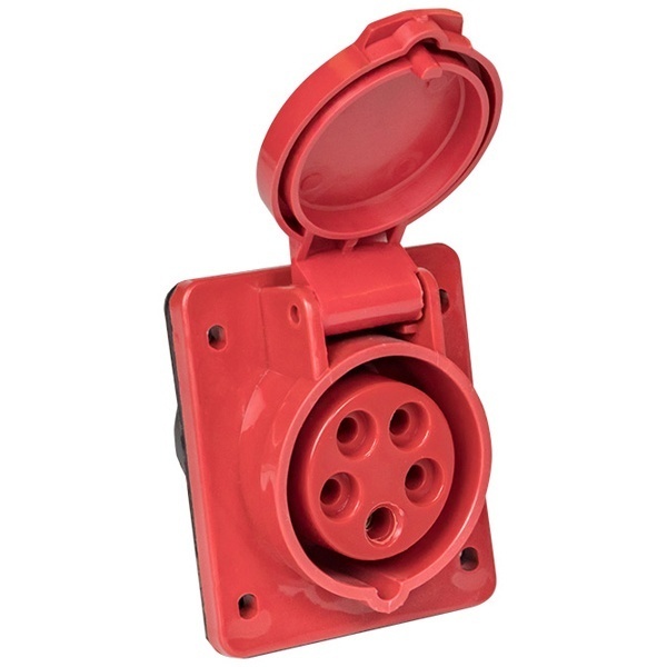 Розетка стационарная внутренняя угловая EKF PROxima 415 3Р+РЕ+N 16А 380В IP44