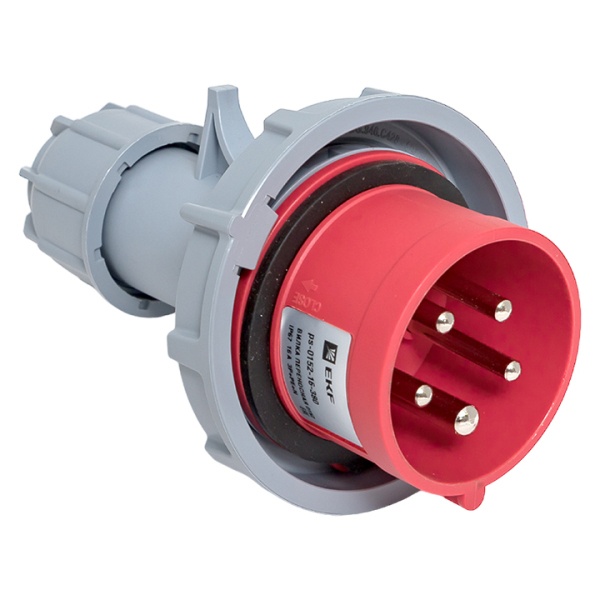 Вилка переносная EKF PROxima 0152 3Р+РЕ+N 16А 380В IP67