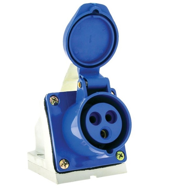 Розетка стационарная наружная EKF PROxima 133 2Р+РЕ 63А 220В IP67