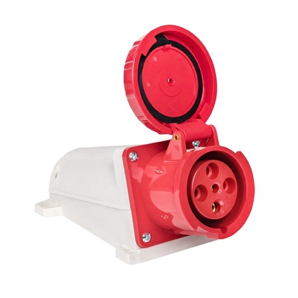 Розетка стационарная наружная EKF PROxima 134 3Р+РЕ 63А 380В IP67