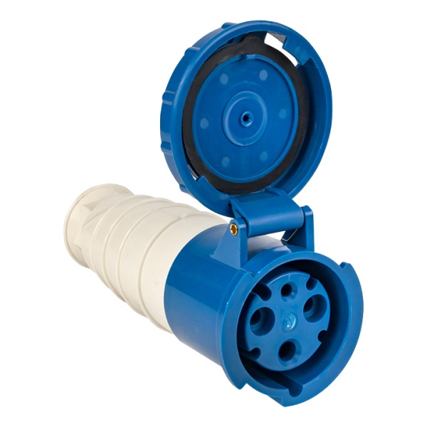 Розетка переносная EKF PROxima 233 2Р+РЕ 63А 220В IP67