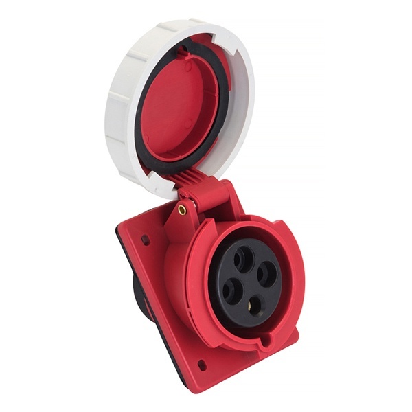 Розетка стационарная внутренняя угловая EKF PROxima 4242 3Р+РЕ 32А 380В IP67