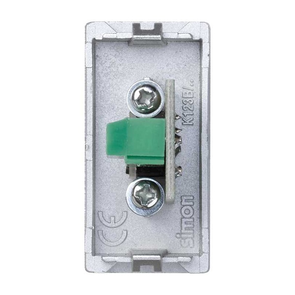 Плата Simon K45 c 1-м стереоразъёмом 3,5мм (мама) винты, 22,5х45мм, алюминий