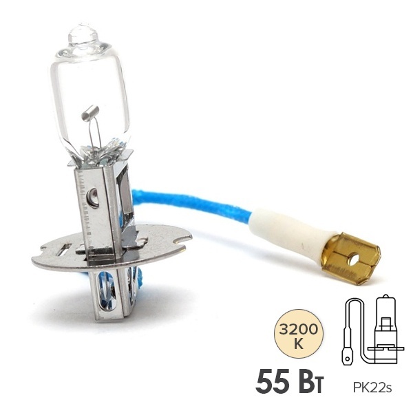 Лампа Philips 12336PRC1 H3 12V 55W PK22s (+30% света) (Premium) Vision