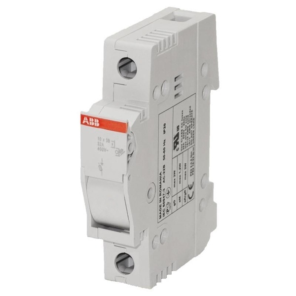 Рубильник модульный ABB 1П под предохранители E9F10 (10,3 х 38мм) E91/32 (выключатель нагрузки)