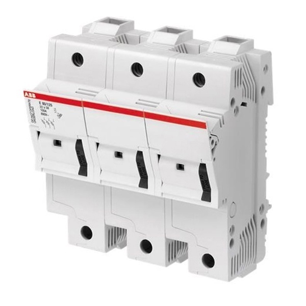 Рубильник модульный ABB 3П под предохранители E9F22 (22 х 58мм) с индикацией E93/125s (выключатель нагрузки)
