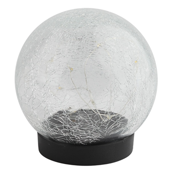 Садовый светильник ЭРА Шар на солнечной батарее, 15 LED 15 см ERASF012-24