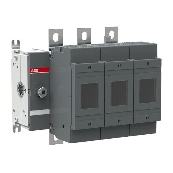 Рубильник ABB OS250D03 3-полюсный без ручки под предохранители OFAF до 250А размером 0,1 (выключатель нагрузки)