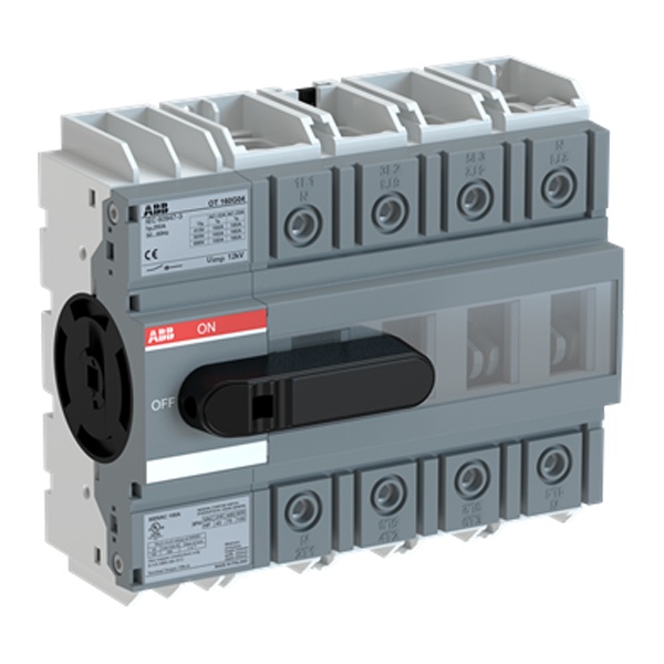 Рубильник ABB OT160G04K 4-х полюсный на 160A (с фронтальной ручкой YAST1) (выключатель нагрузки)