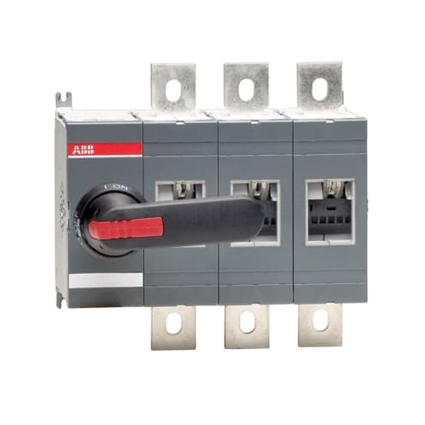 Рубильник ABB OT630E03P до 630А 3-х полюсный (с ручкой на дверь и переходником) (выключатель нагрузки)