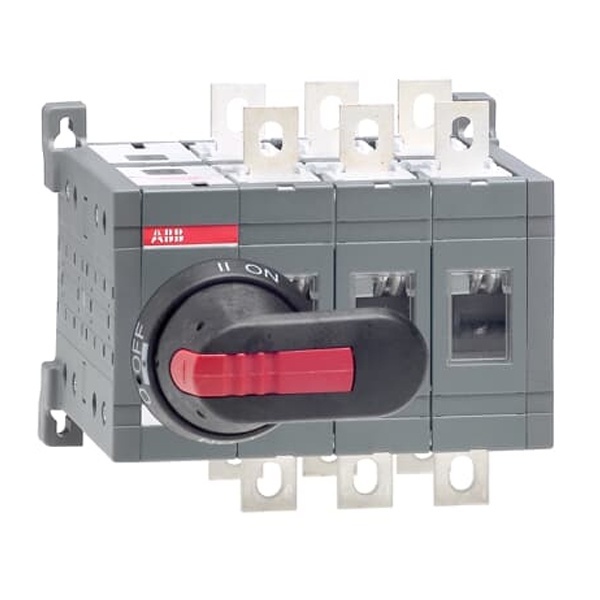 Реверсивный рубильник ABB OT250E03CP до 250А 3-х полюсный (с ручкой на дверь и переходником) (выключатель нагрузки)