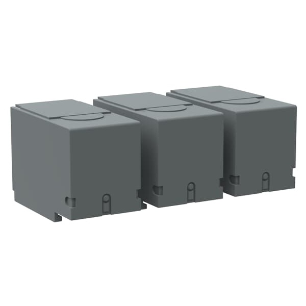 Клеммные крышки ABB OTS400G1S/3 комплект 3 штуки короткие серые для рубильников ОТ315...400E