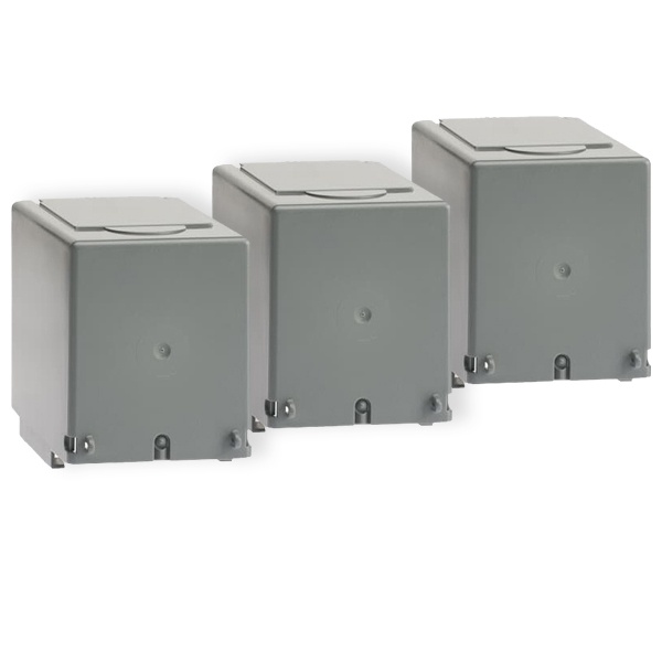 Клеммные крышки ABB OTS1600G1S/3 комплект 3 штуки короткие серые для рубильников ОТ1000...1600E