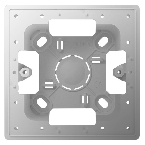 Коробка подъемная на 1 пост для накладного монтажа цвета алюминий S24 Harmonie