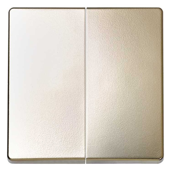 Клавиша Simon 82 двойная для перекрестного выключателя, шампань