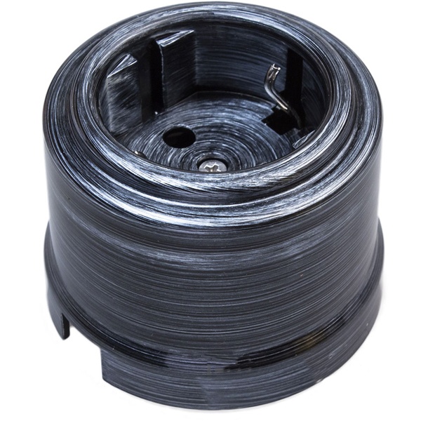 Накладная розетка с заземлением Bironi Лизетта пластик Серебряный Век