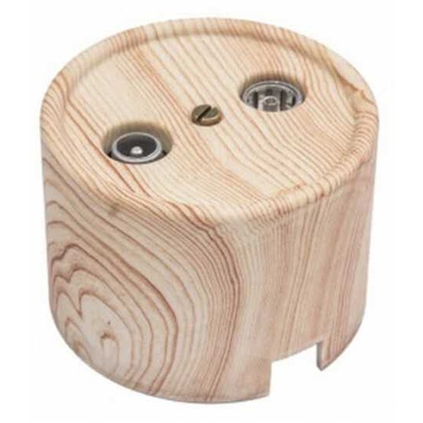 Накладная розетка R/TV-Sat Bironi Лизетта оконечная пластик Карельская сосна