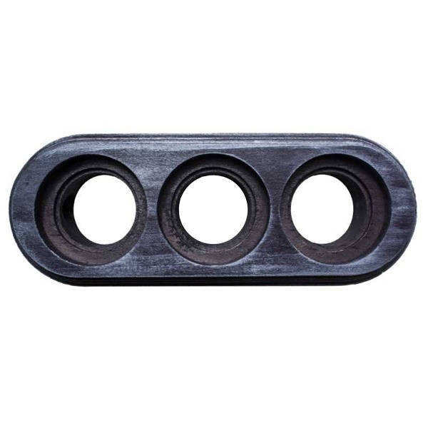 Рамка 3-я 270х96х21мм Bironi Лизетта, пластик Серебряный Век