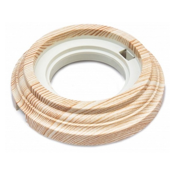 Рамка 1-я 96х96х21мм Bironi Лизетта, пластик Карельская сосна