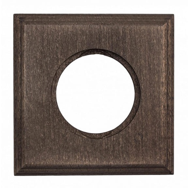 Рамка 1-я под диаметр бревна 260мм скрытый монтаж Bironi Шедель, дерево Винтаж квадрат
