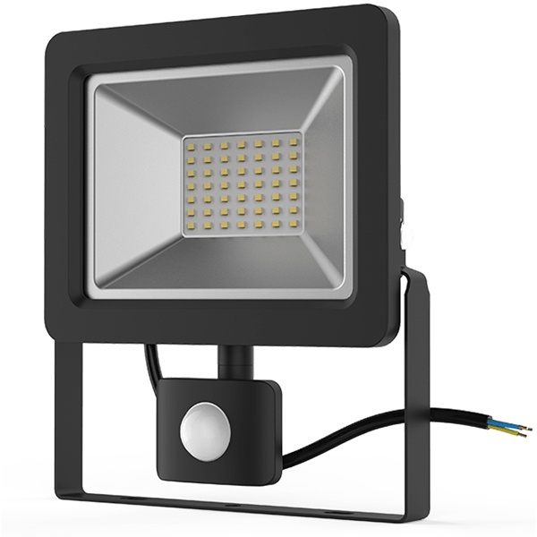 Прожектор светодиодный Gauss Elementary LED 50W 3500lm IP65 6500K с датчиком движения