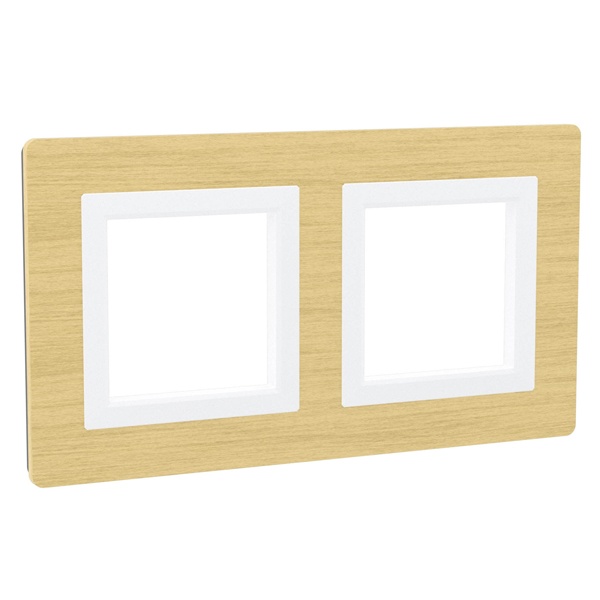 Рамка 4 модуля DKC Avanti из дерева, беленый дуб