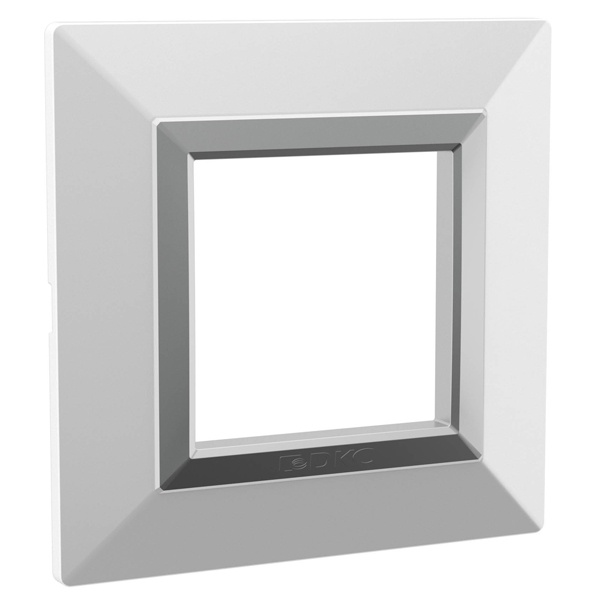 Рамка 2 модуля DKC Avanti из металла, белая