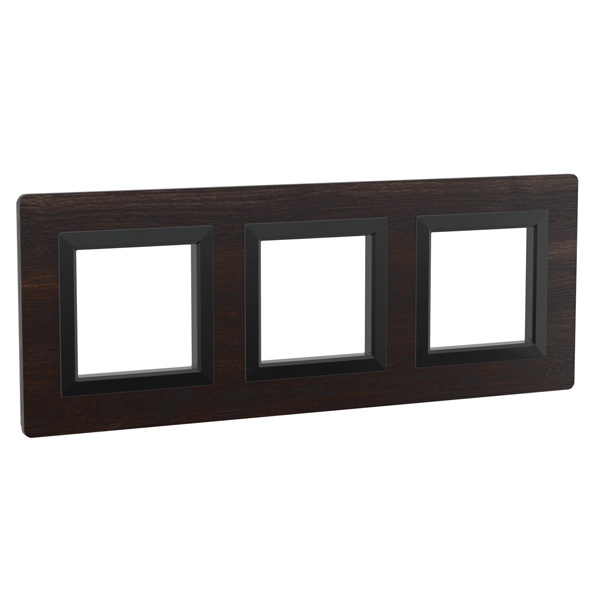 Рамка 6 модулей DKC Avanti из дерева, венге
