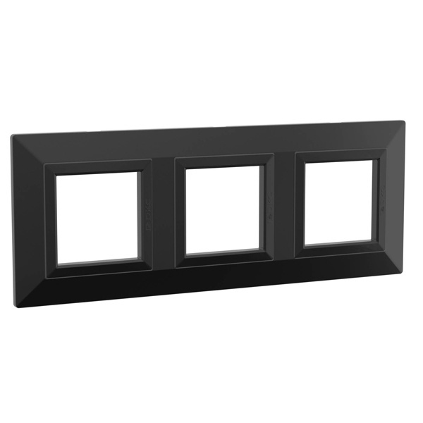 Рамка 6 модулей DKC Avanti из металла, черная