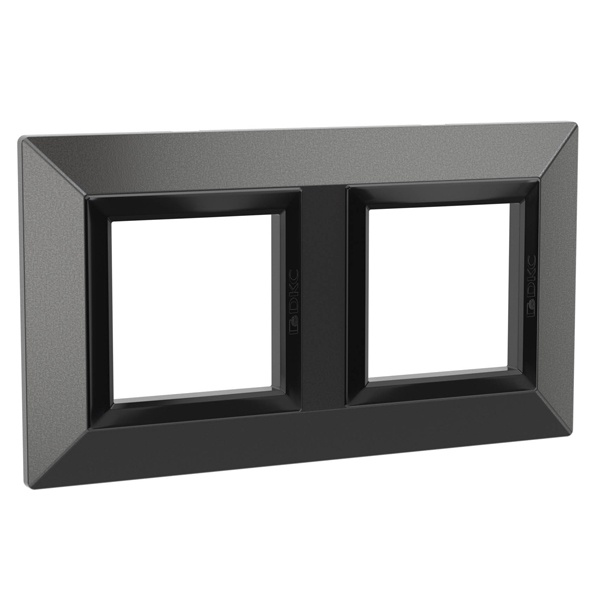 Рамка 4 модуля DKC Avanti из металла, графитовая