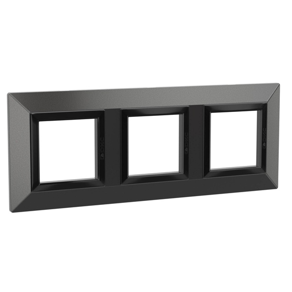 Рамка 6 модулей DKC Avanti из металла, графитовая
