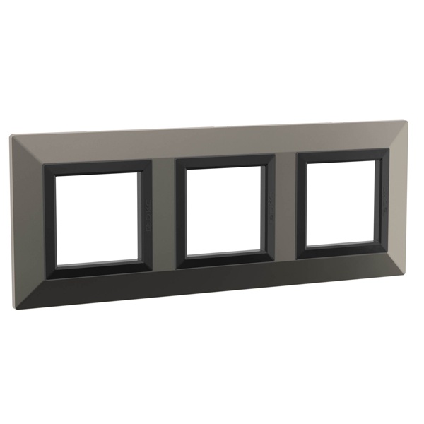 Рамка 6 модулей DKC Avanti из металла, никелированная