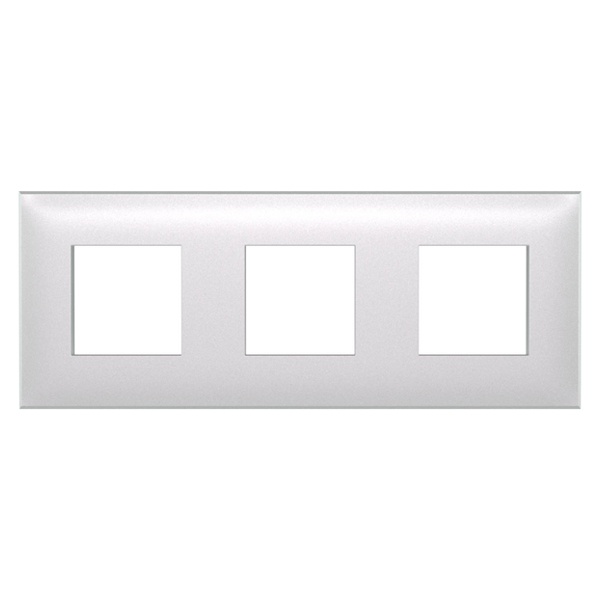 Рамка 6 модулей ARTLEBEDEV DKC Avanti из пластика, Белый жемчуг