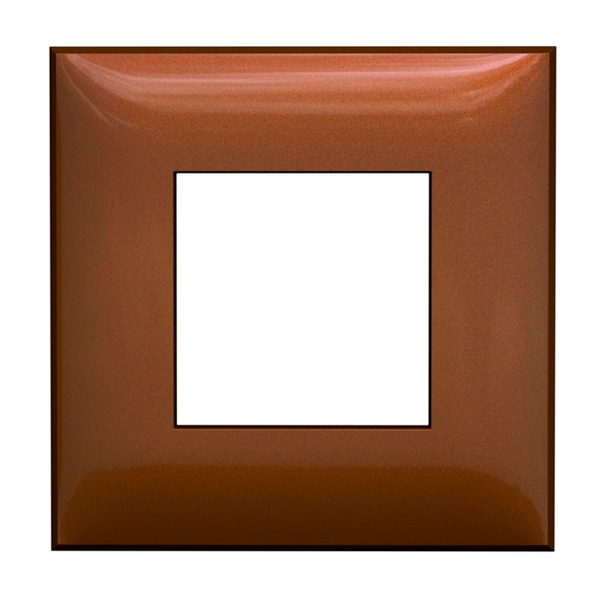 Рамка 2 модуля ARTLEBEDEV DKC Avanti из пластика, Карамельный жемчуг