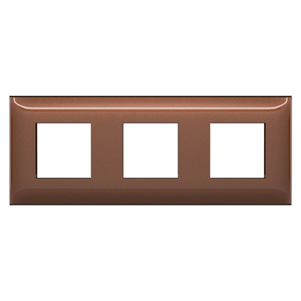 Рамка 6 модулей ARTLEBEDEV DKC Avanti из пластика, Карамельный жемчуг