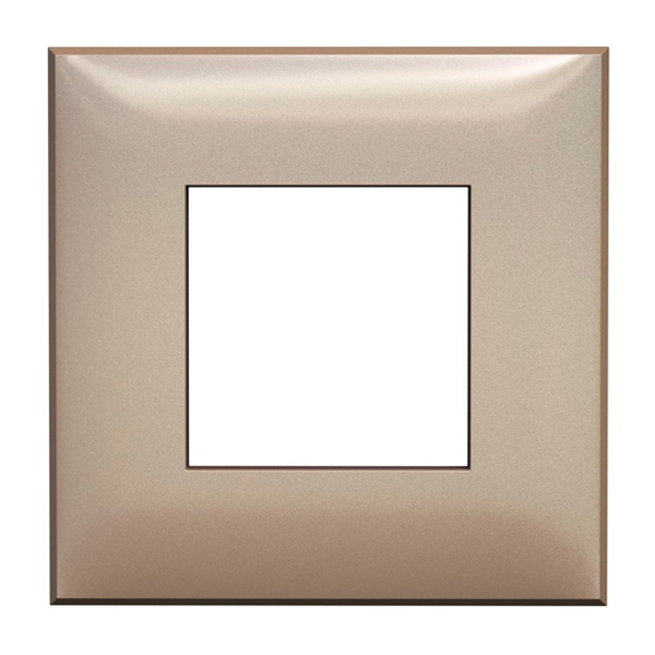 Рамка 2 модуля ARTLEBEDEV DKC Avanti из пластика, Кремовый жемчуг