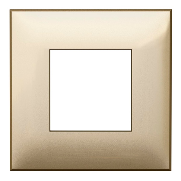 Рамка 2 модуля ARTLEBEDEV DKC Avanti из пластика, Золотистый жемчуг