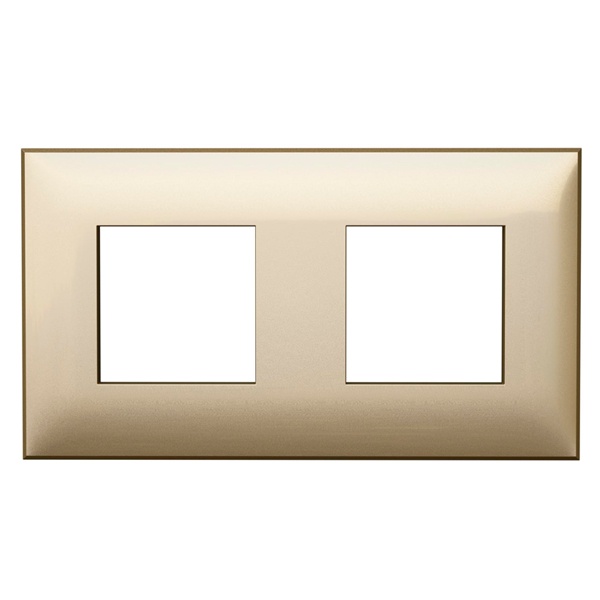 Рамка 4 модуля ARTLEBEDEV DKC Avanti из пластика, Золотистый жемчуг