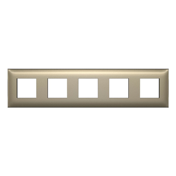 Рамка 10 модулей ARTLEBEDEV DKC Avanti из пластика, Золотистый жемчуг