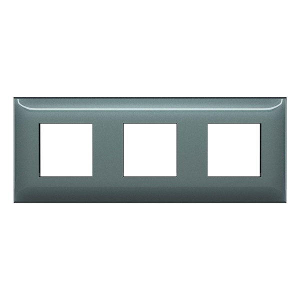 Рамка 6 модулей ARTLEBEDEV DKC Avanti из пластика, Сине-зеленый жемчуг