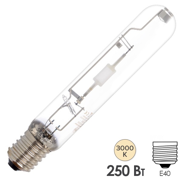 Лампа металлогалогенная газоразрядная Tungsram CCMH 250W/830 TT/U 3000K E40 (ДРИ) (МГЛ)