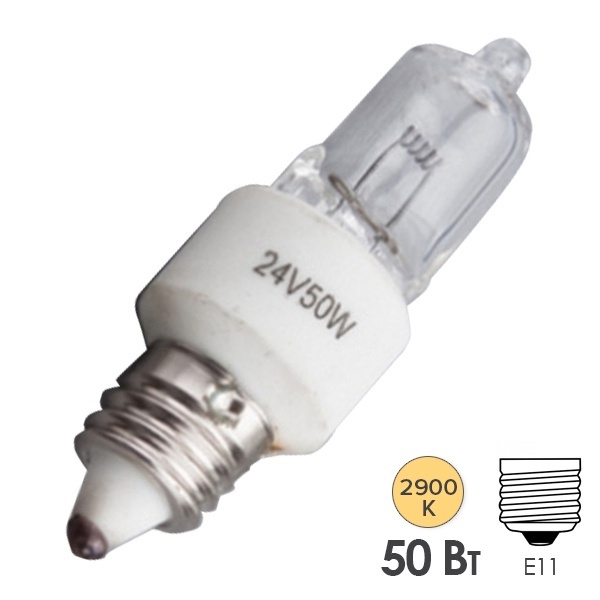 Лампа специальная галогенная LightBest KGM 24V 50W E11