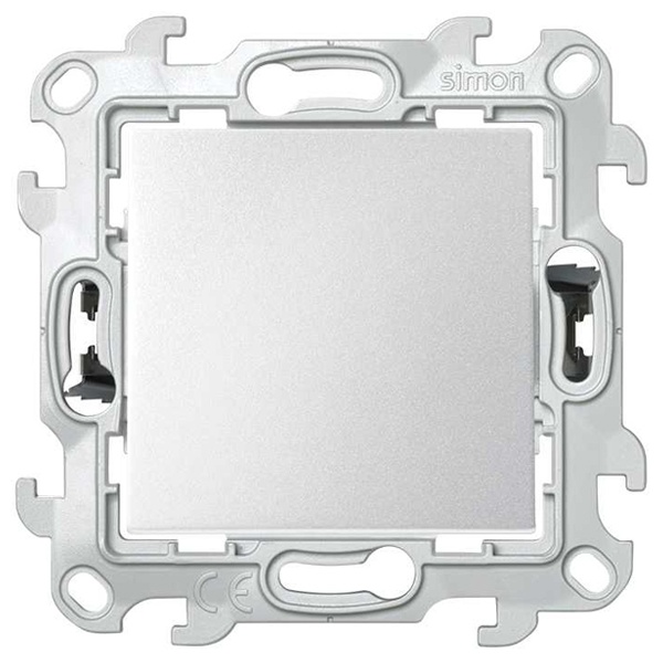 Переключатель Simon 24 Harmonie Push&Go, алюминий