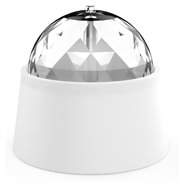 Светильник Gauss с фиксированной проекцией Диско, с кабелем электропитания и выключателем, 3W, белый