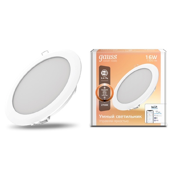 Светильник светодиодный Gauss Smart Home DIM 16 Вт