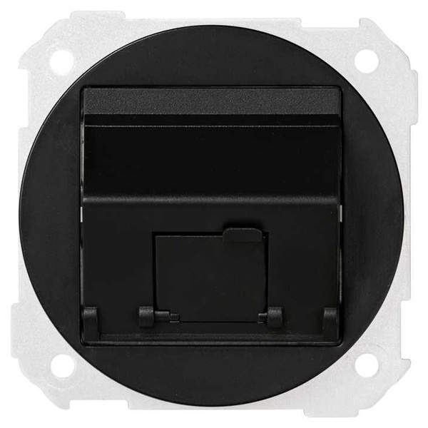 Накладка Simon 88 наклонная для 1 разъем RJ45 для CJ545U,CJ645U,CJ545FM со вставкой MD67 графит