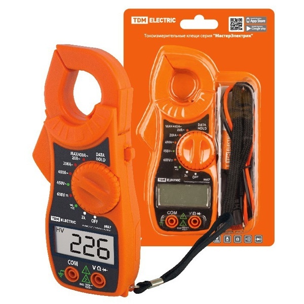 Токоизмерительные клещи TDM МастерЭлектрик М87 (компакт)