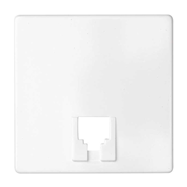 Накладка для телефонной розетки Simon 82 Concept белый матовый